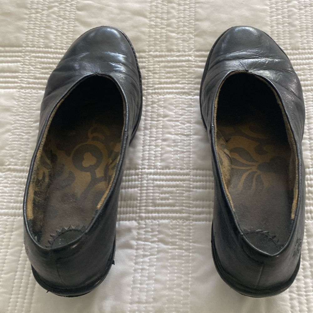 Fly London Black Wedge ladies shoes